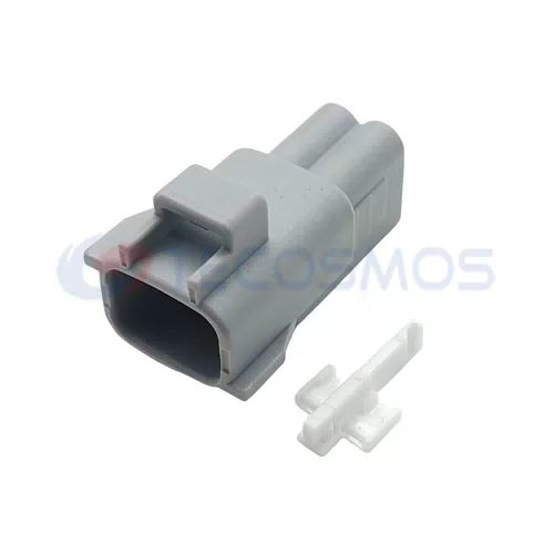 Waterproof 2-Pin Male Wire Harness Plug for Car Fog/Turn Signals 6189-0175 ABS & Nylon Housing Copper Contact Material - image 3